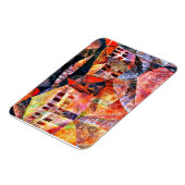 Paul Klee art: Het Hotel, beroemd schilderij, Magneet (Linkerzijde)