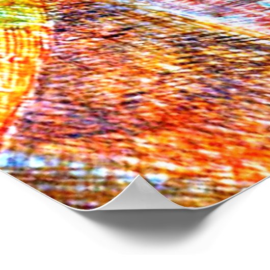 Paul Klee art: Het Hotel, beroemd schilderij, Poster (Hoek)