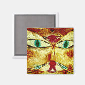 Paul Klee art: Kat en vogel Magneet (Voorkant / Achterkant)
