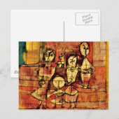 Paul Klee Art: Kinderen en honden Briefkaart (Voorkant / Achterkant)