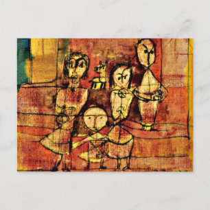 Paul Klee Art: Kinderen en honden Briefkaart
