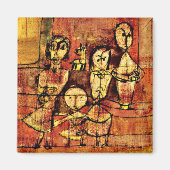 Paul Klee Art: Kinderen en honden Magneet (Voorkant)