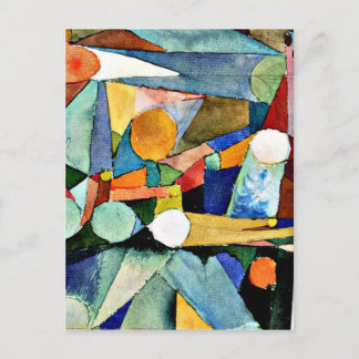 Paul Klee art: Kleurvormen Briefkaart