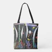 Paul Klee art: Landscape with Yellow Birds Tote Bag (Achterkant)