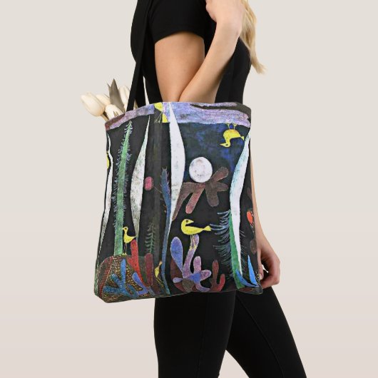 Paul Klee art: Landscape with Yellow Birds Tote Bag (Dichtbij)