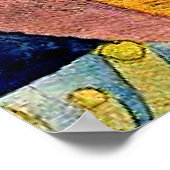 Paul Klee art, Landschap met Vlaggen Poster (Hoek)