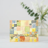 Paul Klee art - Neuer Stadtteil in M Briefkaart (Staand voorkant)