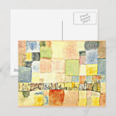 Paul Klee art - Neuer Stadtteil in M Briefkaart (Voorkant / Achterkant)