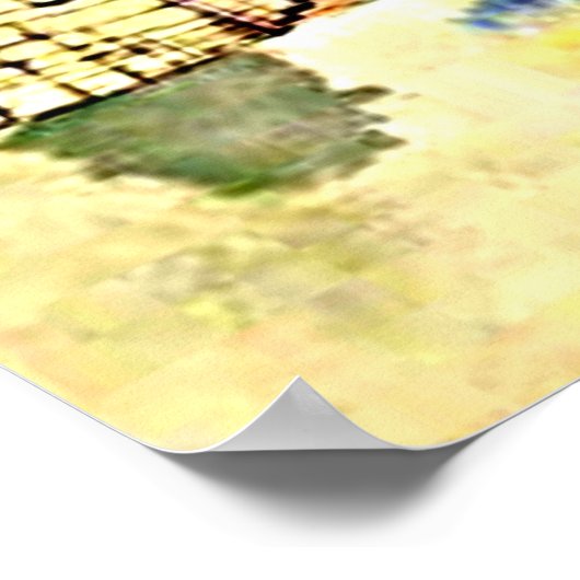 Paul Klee art - Neuer Stadtteil in M Poster (Hoek)