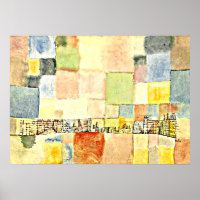 Paul Klee art - Neuer Stadtteil in M