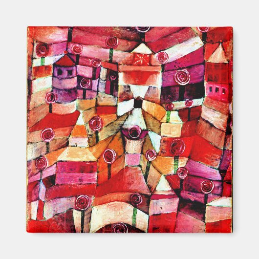 Paul Klee art - Ose Garden, painting by Klee Magneet (Voorkant)