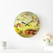 Paul Klee art: Reconstructie Grote Klok (Huis)