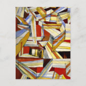Paul Klee art: Transparent-Perspectivisch Gefugt Briefkaart (Voorkant)