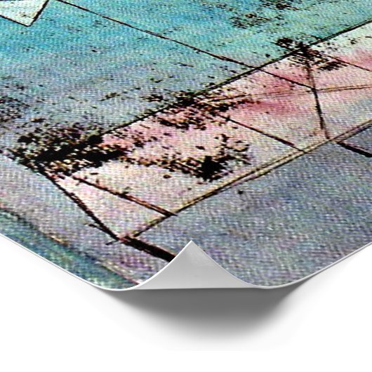 Paul Klee art, Twittering Machine Poster (Hoek)