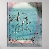 Paul Klee art, Twittering Machine Poster (Voorkant)