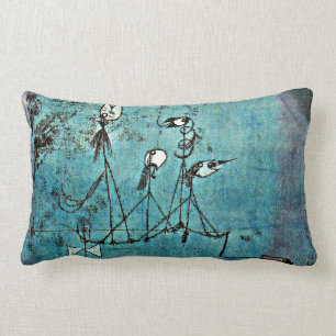 Paul Klee art: Twittermachine Kussen