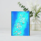 Paul Klee art: Vis Afbeelding, schilderend door Kl Briefkaart (Staand voorkant)