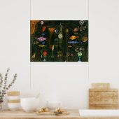 Paul Klee art: Vis Magic, beroemd Klee schilderij Poster (Keuken)