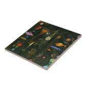 Paul Klee art: Vis Magic, beroemd Klee schilderij Tegeltje (Zijkant)