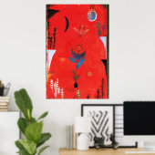 Paul Klee art - Vloermythe. Poster (Thuiskantoor)