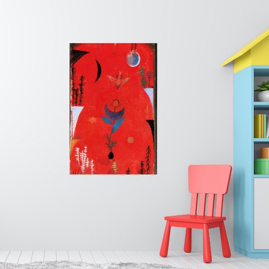 Paul Klee art - Vloermythe. Poster (Kinderkamer 1)