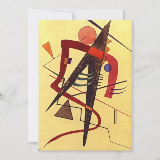 Paul Klee Art: Warm, beroemd abstract schilderij Feestdagenkaart (Voorkant)