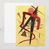 Paul Klee Art: Warm, beroemd abstract schilderij Feestdagenkaart (Voorkant / Achterkant)