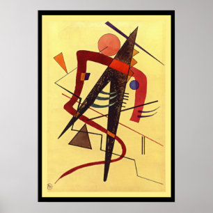 Paul Klee Art: Warm, beroemd abstract schilderij Poster