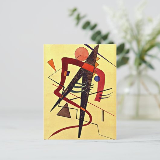 Paul Klee art: Warm Briefkaart (Staand voorkant)