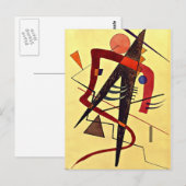 Paul Klee art: Warm Briefkaart (Voorkant / Achterkant)