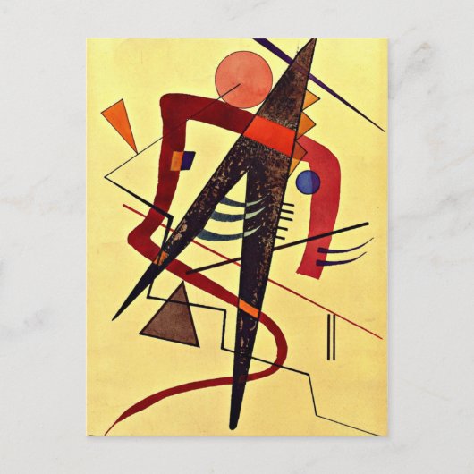 Paul Klee art: Warm Briefkaart (Voorkant)