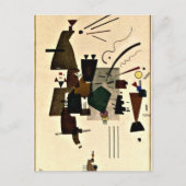 Paul Klee art: Warmed Cool Briefkaart (Voorkant)