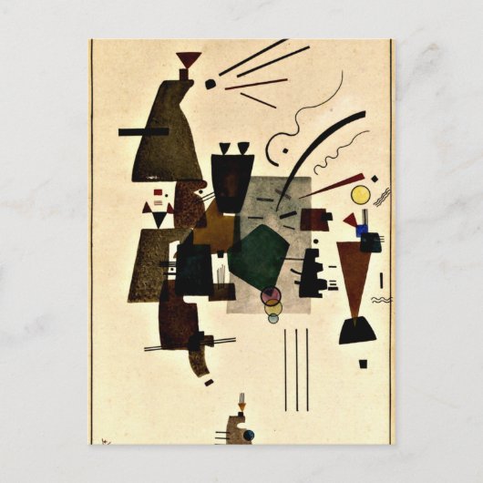 Paul Klee art: Warmed Cool Briefkaart (Voorkant)