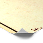 Paul Klee art: Warmed Cool Poster (Hoek)