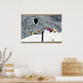 Paul Klee art: Winterschilderen Poster (Keuken)