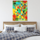 Paul Klee art: Zuidelijk Tunesië Canvas Afdruk (Insitu (Slaapkamer))