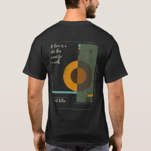 Paul Klee Artist Education Inspirerend quote T-shirt