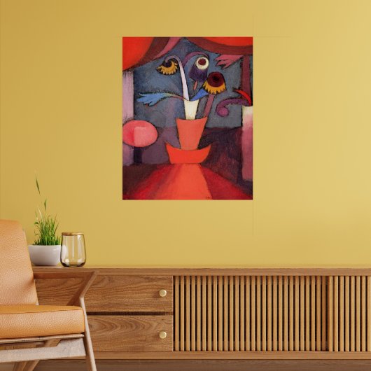 Paul Klee artwork, Autumn Flower, Poster (Woonkamer 2)