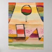 Paul Klee artwork, Der Ballon Imfenster Poster (Voorkant)