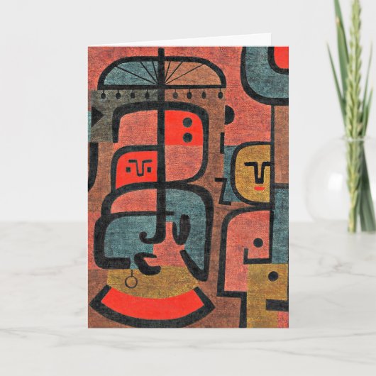 Paul Klee artwork, Exotics Kaart (Voorkant)
