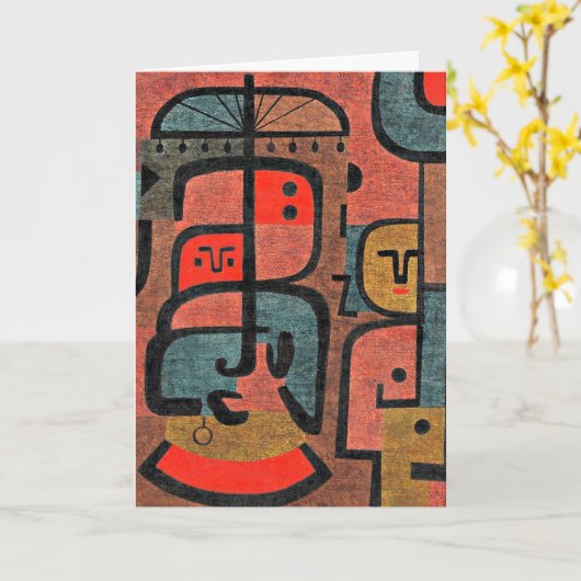 Paul Klee artwork, Exotics Kaart (Gele Bloem)