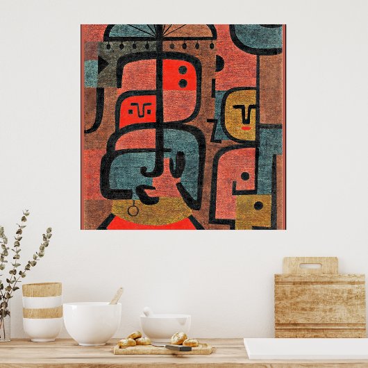 Paul Klee artwork, Exotics Poster (Keuken)