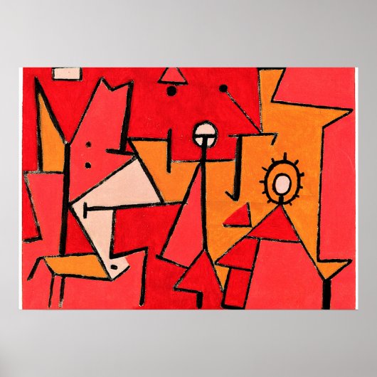 Paul Klee artwork, Heat Poster (Voorkant)