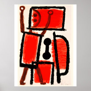Paul Klee artwork, Locksmith Poster