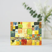 Paul Klee artwork, Neuer Stadtteil in M Briefkaart (Staand voorkant)