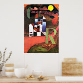 Paul Klee artwork, Villa R Poster (Keuken)