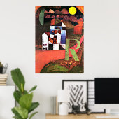 Paul Klee artwork, Villa R Poster (Thuiskantoor)