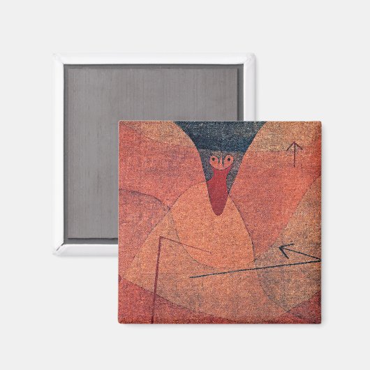 Paul Klee - Aviatic Evolution Magneet (Voorkant / Achterkant)