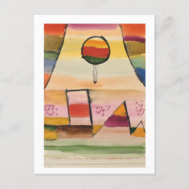 Paul Klee, "Ballon in het raam," 1929 Briefkaart