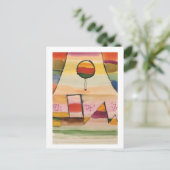 Paul Klee, "Ballon in het raam," 1929 Briefkaart (Staand voorkant)